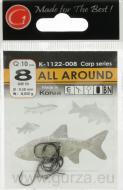 Крючок Gurza All Around Carp №8 10 шт. K-1122-008