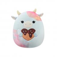 Мягкая игрушка SQUISHMALLOWS Коровка Каэдия 13 см разноцветный SQVA00824