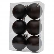 Набір ялинкових куль Девілон 251611 d60 мм 6 шт./уп. Набір ялинкових куль Девілон 251611 d60 мм 6 шт./уп.