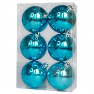 Набір ялинкових куль Девілон 251628 d60 мм 6 шт./уп. Набір ялинкових куль Девілон 251628 d60 мм 6 шт./уп.