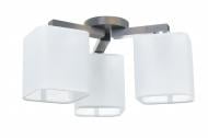 Люстра стельова TK Lighting Nadia 2656 3x60 Вт E27 коричневий/сірий Люстра стельова TK Lighting Nadia 2656 3x60 Вт E27 коричневий/сірий