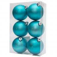 Набір ялинкових куль Девілон 251635 d60 мм 6 шт./уп. Набір ялинкових куль Девілон 251635 d60 мм 6 шт./уп.