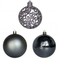 Набір ялинкових куль Девілон 251697 d80 мм 3 шт./уп.