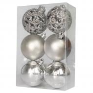 Набор елочных шаров Девилон 251703 d60 мм 6 шт./уп. Набор елочных шаров Девилон 251703 d60 мм 6 шт./уп.