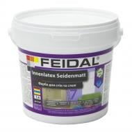 Фарба акрилова Feidal Innenlatex Seidenmatt шовковистий мат білий 1 л