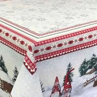 Скатерть Snowfall 95x100 см серый с рисунком Прованс