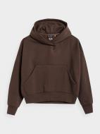 Джемпер 4F SWEATSHIRT F419 4FAW22TSWSF419-80S р.XL коричневий Джемпер 4F SWEATSHIRT F419 4FAW22TSWSF419-80S р.XL коричневий
