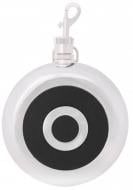 Фляга Cabinet с нержавеющей стали 240 мл круглая с черной вставкой O51675