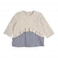 Джемпер для девочки ЛяЛя 3ДВ017 р.80 серый 5-77