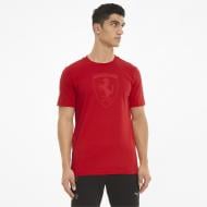 Футболка Puma Ferrari Race Bg Shield tonal 53147002 р.XL красный