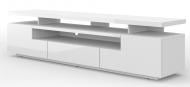 Тумба під ТВ BIM Furniture Eva 3д 1950x510x420 мм білий матовий/білий глянець(TV_STAND_EVA_195_WHITE_GLOSS_L)