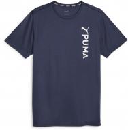 Футболка Puma PUMA FIT POLY LOGO TEE 52384306 р.XL синий