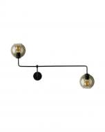 Бра Nowodvorski Monaco 2x60 Вт E27 черный 9362