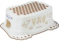 Підставка для ніг Tega baby Ведмедики з протиковзною гумою, біла перлина MS-017-118