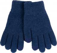 Варежки YO! RED-0085G-005C р.18 темно-синий