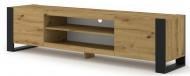 Тумба под ТВ BIM Furniture Mondi 2д 1880x470x400 мм дуб артизан(MONDI_188_ARTISAN)
