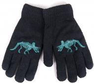 Варежки YO! динозавр р.18 черный