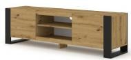 Тумба под ТВ BIM Furniture Mondi 2д 1580x470x400 мм дуб артизан(MONDI_RTV_158_ARTISAN)