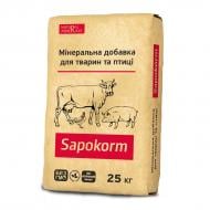 Добавка минеральная для животных и птицы 25 кг Sapokorm