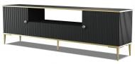 Тумба під ТВ BIM Furniture Petra 2д2ш 1800x550x350 мм чорний матовий(PETRA_TV_STAND_180_2D1S_BLACK_)