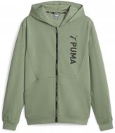 Джемпер Puma PUMA FIT DOUBLE KNIT FZ HOODIE 52388544 р.L зеленый