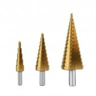 Набір свердел ступінчастих Deli EDH-JTZ0003-ED1 Набір східчастих свердл 3 шт. 4-12\20\32 мм EDH-JTZ0003-ED1 3 шт. EDH-J Набір свердел ступінчастих Deli EDH-JTZ0003-ED1 Набір східчастих свердл 3 шт. 4-12\20\32 мм EDH-JTZ0003-ED1 3 шт. EDH-J