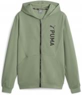 Джемпер Puma PUMA FIT DOUBLE KNIT FZ HOODIE 52388544 р.2XL зелений