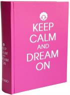 Скринька-книга Keep calm Dream on, рожевий CooverBox