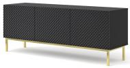 Тумба под ТВ BIM Furniture Ravenna 3д 1500x580x420 мм черный/золотой(RAVENNA_C_DIAMOND_MDF_HG_TV_ST) Тумба под ТВ BIM Furniture Ravenna 3д 1500x580x420 мм черный/золотой(RAVENNA_C_DIAMOND_MDF_HG_TV_ST)