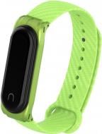 Змінний ремінець Armorstandart Carbon Silicone Series для Xiaomi Mi Band 4/3 Green (ARM55021)