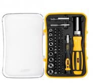 Набір викруток прецизійних Deli 65 предметів (DL3565)