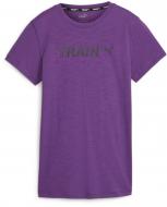 Футболка Puma WOMEN S GRAPHIC TEE TRAIN PUMA 52429028 р.XS фиолетовый