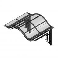 Навіс кований Артдеко КН-24 1225х960х1080 мм (комплект елементів)
