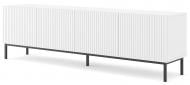Тумба под ТВ BIM Furniture Ravenna 4д 2000x580x420 мм черный/белый матовый (RAVENNA_B_FOILED_MDF_TV_STAND_)