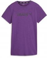 Футболка Puma WOMEN S GRAPHIC TEE TRAIN PUMA 52429028 р.XL фиолетовый