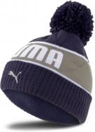 Шапка Puma POM Beanie 02283302 р.one size сине-серый