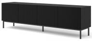 Тумба под ТВ BIM Furniture Ravenna 4д 2000x580x420 мм черный(RAVENNA_C_DIAMOND_MDF_HG_TV_ST)