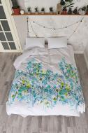 Комплект постельного белья Botanica семейный белый с рисунком SoundSleep