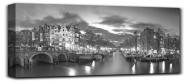 Репродукція Amsterdam 156-Pano-b&w 50x150 см RozenfeldArt