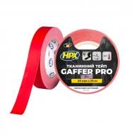 Клейкая лента HPX GAFFER PRO матовая розовая 25 м