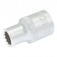 Головка 12-гранна MasterTool 1/2" 10 мм L 40 мм CRV 1 шт. 78-0610