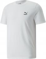 Футболка Puma CLASSICS SMALL LOGO TEE 53558702 р.S белый