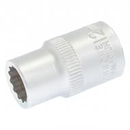 Головка 12-гранна MasterTool 1/2" 12 мм L 40 мм CRV 1 шт. 78-0612