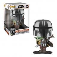 Фигурка Funko Pop! ­ Мандалорец в хроме с малышом 25 сm
