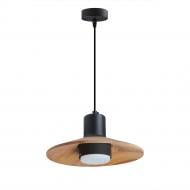 Світильник підвісний LIGHT SET KALUSH 1xGX53 чорний/дерево