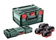 Набор Metabo 18,0V 10Ah LiHD 4x10 Ач + ASC 145 DUO + MetaBox 685143000 Набор Metabo 18,0V 10Ah LiHD 4x10 Ач + ASC 145 DUO + MetaBox 685143000