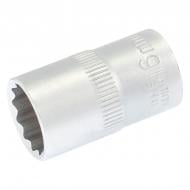 Головка 12-гранна MasterTool 1/2" 16 мм L 40 мм CRV 1 шт. 78-0616