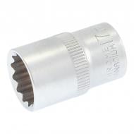 Головка 12-гранна MasterTool 1/2" 17 мм L 40 мм CRV 1 шт. 78-0617