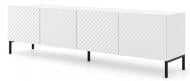Тумба под ТВ BIM Furniture Surf 4д 2000x560x420 мм черный/белый матовый (SURF_TV_STAND_200_4D_WHITE_MAT)