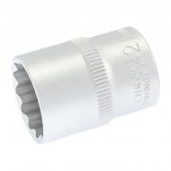 Головка 12-гранна MasterTool 1/2" 21 мм L 40 мм CRV 1 шт. 78-0621